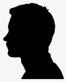 Silhouette Male Clip Art - Male Head Profile Silhouette, HD Png Download, Free Download