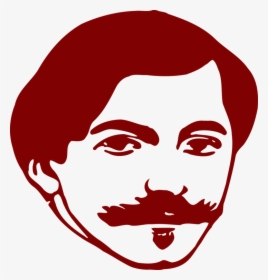 Emotion,art,line Art - Man With Moustache Vector, HD Png Download, Free Download