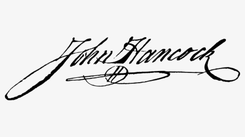 John Hancock Famous Signature, HD Png Download, Free Download