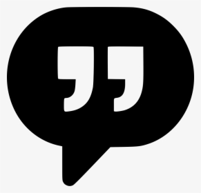Transparent Quote Icon Png - Quote Vector Black Png, Png Download, Free Download