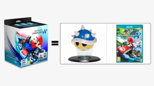 Ci16 Wiiu Mariokart8 Limitededition Engb - Mario Kart Blue Shell Model, HD Png Download, Free Download