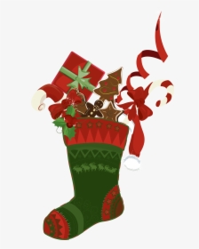 Stockings Decoration Christmas Drawing Free Hd Image - Christmas Decoration Drawing, HD Png Download, Free Download