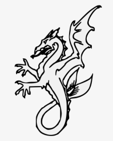 Heraldry Dragon Clipart, HD Png Download, Free Download
