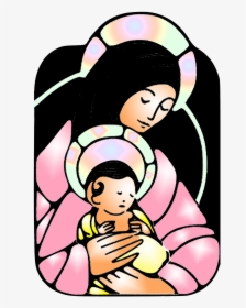 Mama Mary And Jesus, HD Png Download, Free Download
