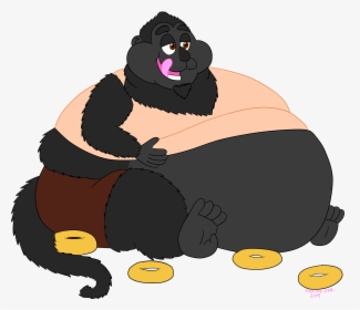 Chunky Monkey For Tehrealmonkeyjelly - Cartoon, HD Png Download, Free Download