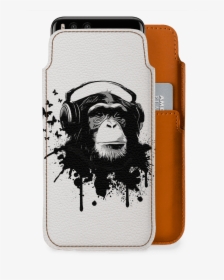 Dailyobjects Monkey Business Real Leather Wallet Case - Monkey Illustration, HD Png Download, Free Download