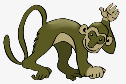 Free Monkey Clipart - Spider Monkey Clipart, HD Png Download, Free Download