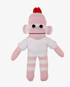 Pink And Grey Sock Monkey, HD Png Download, Free Download