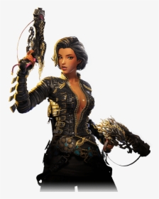 Gunslinger - Female Gunslinger Character Art, HD Png Download, Free Download