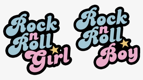 Rock N Roll Girl And Boy Shirt Logo - Rock And Roll Girl Logo, HD Png Download, Free Download