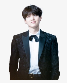 Suga With Suit Png, Transparent Png, Free Download