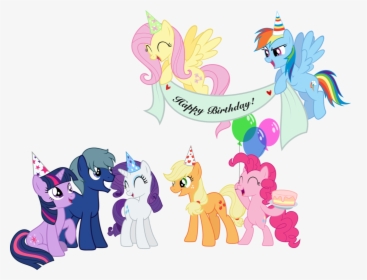 Transparent My Little Pony Png - My Little Pony Birthday Png, Png Download, Free Download