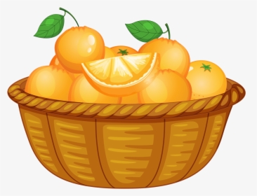 Comida, Frutas Bebidas Etc - Basket Of Oranges, HD Png Download, Free Download