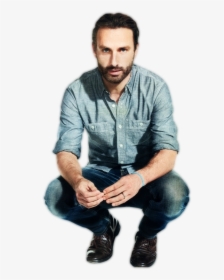 Andrew Lincoln Png - Rick The Walking Dead Sexy, Transparent Png, Free Download