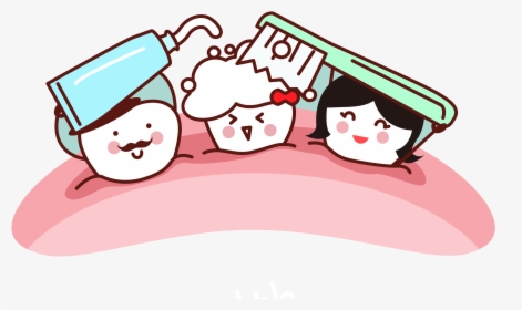 Foothills Dentistry Office Location - Family Teeth Cartoon, HD Png Download, Free Download