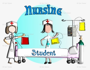 Retirement Poster Ideas For A Nurse - Cartoon Nursing Student, HD Png Download, Free Download