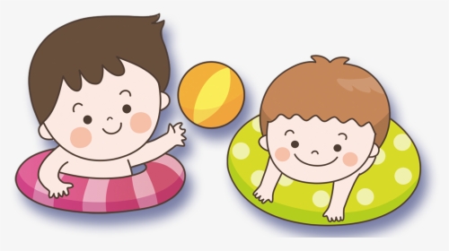 Child Swimming Clipart - Clipart Of Swimming Child, HD Png Download, Free Download