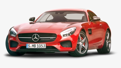 Red Mercedes Benz Sports Car, HD Png Download, Free Download
