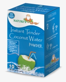 Nature"s Guru Tender Coconut Water Powder - Coconut Water Packets, HD Png Download, Free Download