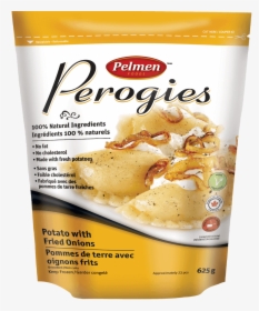 Potato With Fried Onions Perogies - Pelmen Foods Perogies Potato And Bacon, HD Png Download, Free Download