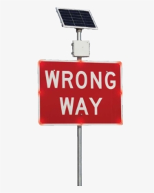 Wrong Way Sign, HD Png Download, Free Download
