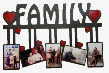 Customized Family Hanging Frame - Acrylic Frame Customize Frame, HD Png Download, Free Download