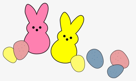 Clipart Bunny Peep - Clip Art Easter Peeps, HD Png Download, Free Download