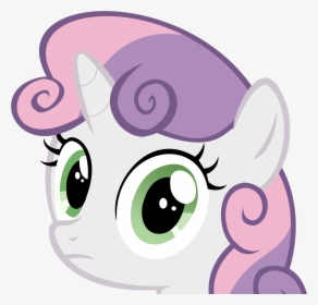 Clip Art Sweetie Belle Stare Know - Sweetie Belle Pony Face, HD Png Download, Free Download