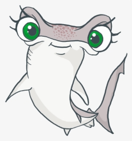 Hammerhead Shark Baby Shark Clipart - Cartoon Image Of Hammerhead Shark, HD Png Download, Free Download