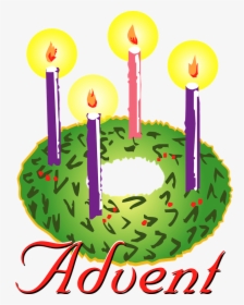 Advent Wreath Clip Art - Advent Clip Art, HD Png Download, Free Download