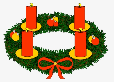 Banner Royalty Free Download Advent Wreath Clipart - Advent Wreath Clipart, HD Png Download, Free Download