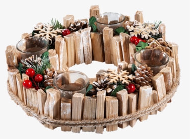 Advent Wreath - Chocolate Cake, HD Png Download, Free Download