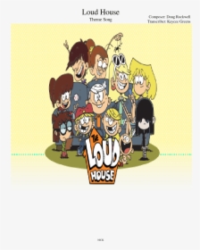 Loud House Theme Song Piano Sheet Music, HD Png Download, Free Download