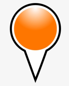Map Pointer Orange Color Vector Graphics - Google Map Maker Icons, HD Png Download, Free Download
