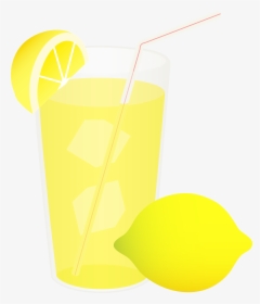 Glass Of Juice Panda - Lemonade Clip Art, HD Png Download, Free Download