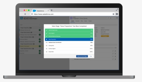 Salesforce Automated Sales Stage Progression - Operating System, HD Png Download, Free Download