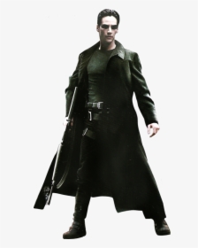 Neo Matrix , Png Download - Keanu Reeves Matrix Jacket, Transparent Png, Free Download