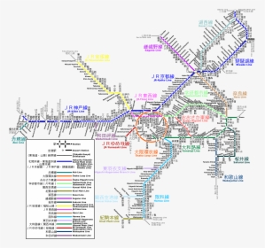 Jr West Urban Network - West Japan Railway Map, HD Png Download, Free Download