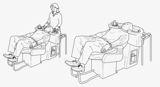 Massage Table Clip Arts - Technical Drawing People, HD Png Download, Free Download