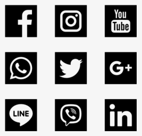 Social Icons Png Square, Transparent Png, Free Download