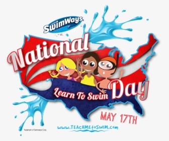 National Learn To Swim Day Png - Poster, Transparent Png, Free Download