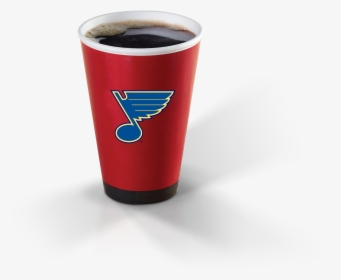 Disposable Coffee Cup With Blue Note Logo - St. Louis Blues, HD Png Download, Free Download