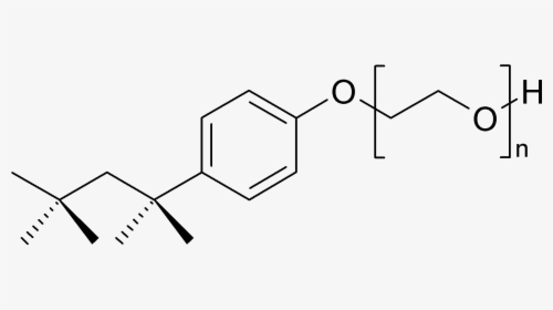 Triton X-100 - Fluoxetine Hydrochloride Chemical Structure, HD Png Download, Free Download