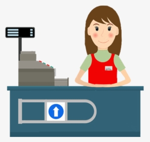 Buy Clipart Checkout Counter - Imagenes De Cajeras Animadas, HD Png Download, Free Download