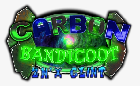 Carbon Bandicoot Zn"x Glint Game Logo - Graphic Design, HD Png Download, Free Download