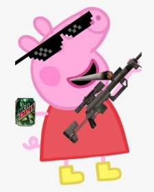 Daddy Domestic Birthday - Peppa Pig Smoking A Blunt, HD Png Download, Free Download