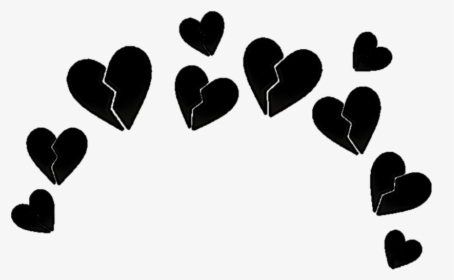Broken Black Heart Emoji, HD Png Download, Free Download