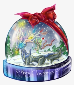 Snowglobe Drawing Clip Art - Xerneas Christmas, HD Png Download, Free Download