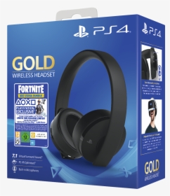 Sony Gold Wireless - Gold Wireless Headset Fortnite, HD Png Download, Free Download