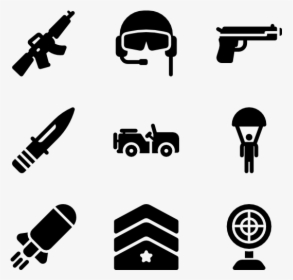 Military Icons Png, Transparent Png, Free Download